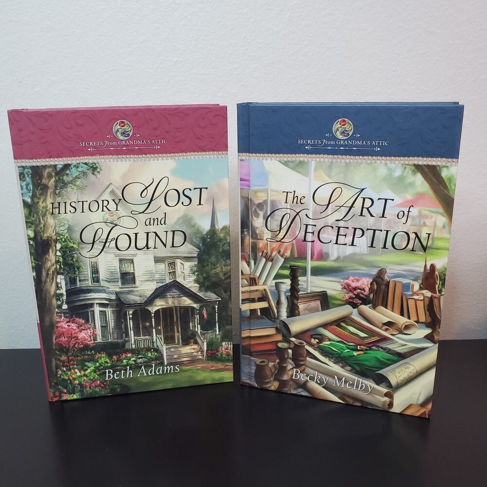 Lot Of 2 Guidepost Books: Secrets from Grandma's Attic By Becky Melby Hardcover